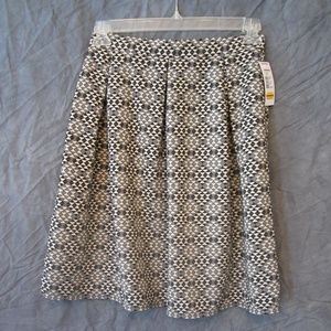 Black and white skirt